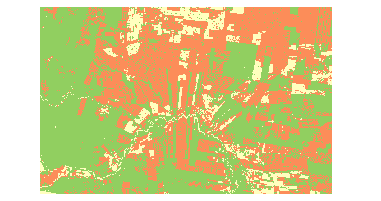 Mapa de deforestación en Salta (1986-2017)